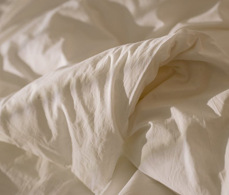 image of fresh bed sheets